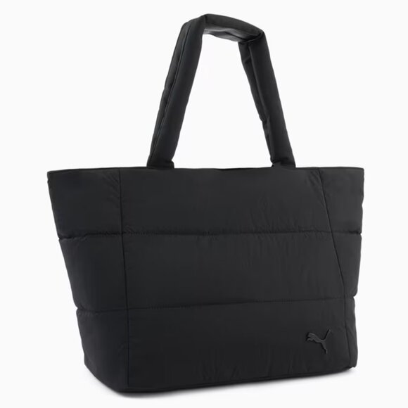 Puma Handbags - PUMA Black Plush Deluxe Tote Bag/NWT